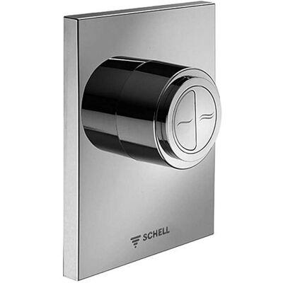 Schell Eco Piastra di scarico WC - Antivandalismo, Profondità ridotta, Doppio scarico Schell Eco Piastra di scarico WC - Antivandalismo, Profondità ridotta, Doppio scarico