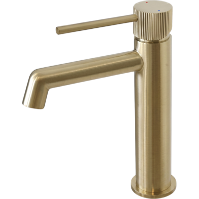 ESSEBAGNO Esseline Miscelatore Per Lavabo Basso Oro Spazzolato ESSEBAGNO Esseline Miscelatore Per Lavabo Basso Oro Spazzolato