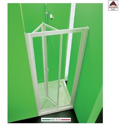 FORTE Porta Doccia Con Apertura A Libro In Acrilico H 190 Cm Mod. Saturno 100 Cm FORTE Porta Doccia Con Apertura A Libro In Acrilico H 190 Cm Mod. Saturno 100 Cm