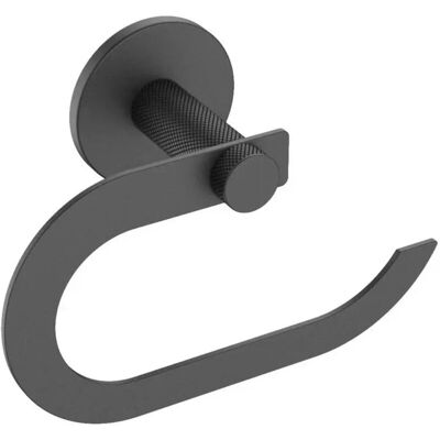 AQUASANIT Porta Rotolo Aperto Nero – Serie Stellar AQUASANIT Porta Rotolo Aperto Nero – Serie Stellar