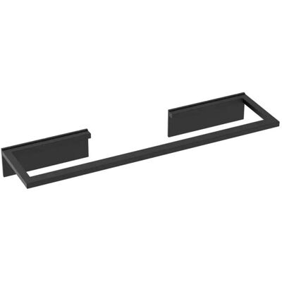AQUASANIT Porta Salviette 30 Cm Nero – Serie City AQUASANIT Porta Salviette 30 Cm Nero – Serie City