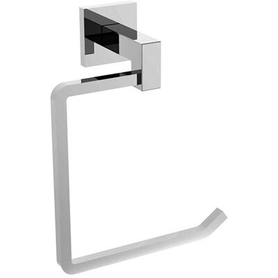 AQUASANIT Porta Salviette Ad Anello Serie Frame - Fissaggio Incollo O Viti AQUASANIT Porta Salviette Ad Anello Serie Frame - Fissaggio Incollo O Viti