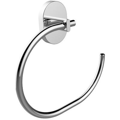 AQUASANIT Porta Salviette Ad Anello Serie Link - Fissaggio Incollo O Viti AQUASANIT Porta Salviette Ad Anello Serie Link - Fissaggio Incollo O Viti