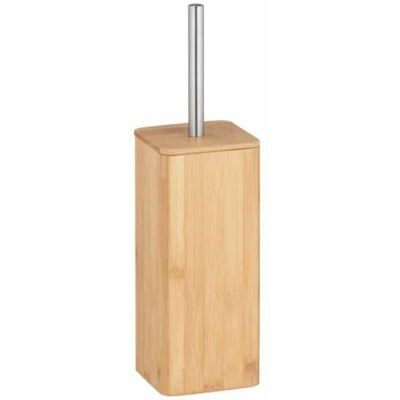 Wenko Portaspazzolino Wc In Legno Di Bambù, Spazzolino Wc Nero, Legno Di Bambù, 10,1x37,5x10,1 Cm, Marrone - Wenko Portaspazzolino Wc In Legno Di Bambù, Spazzolino Wc Nero, Legno Di Bambù, 10,1x37,5x10,1 Cm, Marrone -