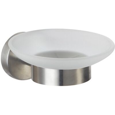 AQUASANIT Portasapone Steel In Acciaio/ Vetro Satinato AQUASANIT Portasapone Steel In Acciaio/ Vetro Satinato