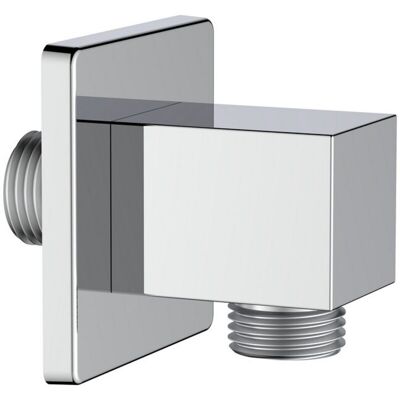 AQUASANIT Presa Acqua Quadrata Realizzata In Ottone Finitura Cromata AQUASANIT Presa Acqua Quadrata Realizzata In Ottone Finitura Cromata