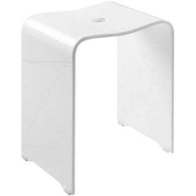 Ridder Sapho Accessori - Sgabello Da Bagno, Bianco Opaco A211101 Ridder Sapho Accessori - Sgabello Da Bagno, Bianco Opaco A211101