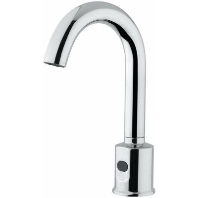 IDRAL Rubinetteria - Rubinetto Elettronico Lavabo A Fotocellula Con Alimentazione Da Rete 230v Serie Curve 02503/1r Cromato - Ottone IDRAL Rubinetteria - Rubinetto Elettronico Lavabo A Fotocellula Con Alimentazione Da Rete 230v Serie Curve 02503/1r Cromato - Ottone