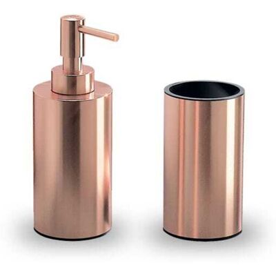 Kiamami Valentina - Set accessori bagno in acciaio e rame Kiamami Valentina - Set accessori bagno in acciaio e rame