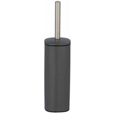 Wenko Scopino Per Wc Chiuso Alassio, Design Chiuso, Scopino Wc Nero, Acciaio, 9,3x39,2x9,3 Cm, Grigio Opaco Wenko Scopino Per Wc Chiuso Alassio, Design Chiuso, Scopino Wc Nero, Acciaio, 9,3x39,2x9,3 Cm, Grigio Opaco