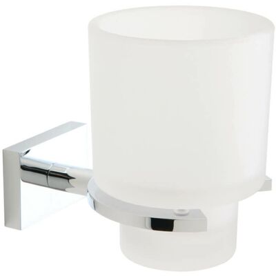 AQUASANIT Smart Portabicchiere+bicc.satinato Cromato AQUASANIT Smart Portabicchiere+bicc.satinato Cromato