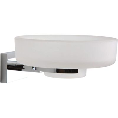 AQUASANIT Smart Portasapone Vtr Satinato Cromato AQUASANIT Smart Portasapone Vtr Satinato Cromato