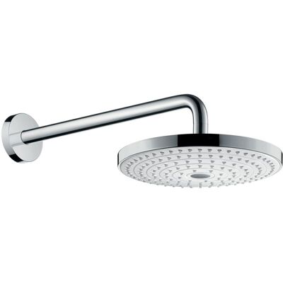 Hansgrohe Raindance Select S - Soffione Doccia 240, 2 Getti, Braccio Doccia 39 Cm, Bianco/cromato 26466400 Hansgrohe Raindance Select S - Soffione Doccia 240, 2 Getti, Braccio Doccia 39 Cm, Bianco/cromato 26466400