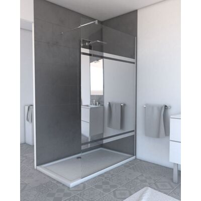 AURLANE Specchio Con Doccia A Parete 120 Cm Profilo Chrome - Freedom 2 Mirror 120 + Barra Di Fissaggio AURLANE Specchio Con Doccia A Parete 120 Cm Profilo Chrome - Freedom 2 Mirror 120 + Barra Di Fissaggio