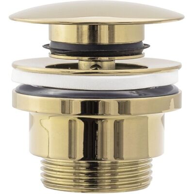 Tappo click-clack universale dorato Rea - Accessorio bagno Tappo click-clack universale dorato Rea - Accessorio bagno