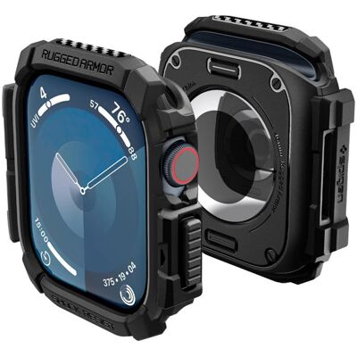 SPIGEN Rugged Armor Per Apple Watch 10 (46 Mm) Nero Opaco SPIGEN Rugged Armor Per Apple Watch 10 (46 Mm) Nero Opaco