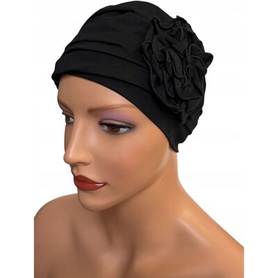 OEM Dalia Be Turban Cappello Nero Sciarpa Eva Design OEM Dalia Be Turban Cappello Nero Sciarpa Eva Design