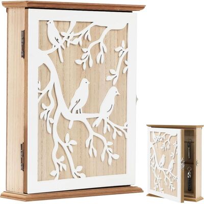 OEM 1 Portachiavi, In Legno, Design Retrò, 6 Ganci, Motivo A Chiave, Per Interni OEM 1 Portachiavi, In Legno, Design Retrò, 6 Ganci, Motivo A Chiave, Per Interni