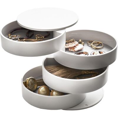OEM Portagioie Girevole Nordico A 4 Livelli, Antipolvere, Per Riporre Collane, Anelli E Orecchini, Perfetto Per La Camera Da Letto O La Toeletta - Altro OEM Portagioie Girevole Nordico A 4 Livelli, Antipolvere, Per Riporre Collane, Anelli E Orecchini, Perfetto Per La Camera Da Letto O La Toeletta - Altro