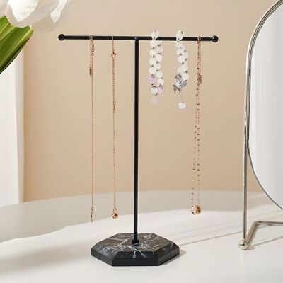 OEM Espositore Per Gioielli, 25,5 Cm, Organizer Per Collane, Porta Collane, Supporto Per Gioielli Per Ciondoli, Bracciali, Orecchini (nero) OEM Espositore Per Gioielli, 25,5 Cm, Organizer Per Collane, Porta Collane, Supporto Per Gioielli Per Ciondoli, Bracciali, Orecchini (nero)