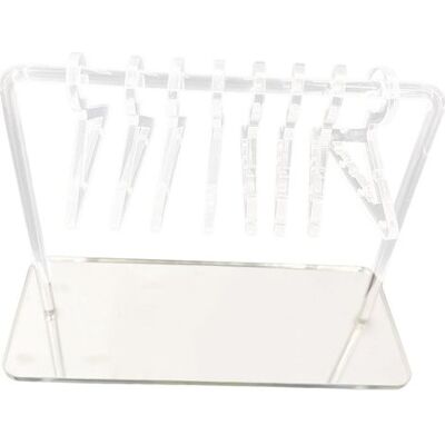 OEM Espositore Per Gioielli In Acrilico Trasparente Fashion Hangers, Vetrina Trasparente Per Collane, Orecchini E Pendenti OEM Espositore Per Gioielli In Acrilico Trasparente Fashion Hangers, Vetrina Trasparente Per Collane, Orecchini E Pendenti