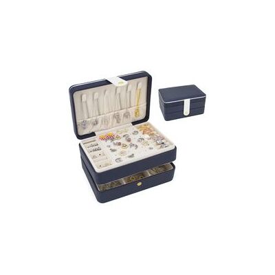 OEM Piccolo Portagioie, Organizer Da Viaggio, Portagioie Portatile Ideale Come Regalo Per Donne E Ragazze, Custodia Per Gioielli A Doppio Strato In Pelle Pu Per Anelli, Orecchini E Collane --crezuo OEM Piccolo Portagioie, Organizer Da Viaggio, Portagioie Portatile Ideale Come Regalo Per Donne E Ragazze, Custodia Per Gioielli A Doppio Strato In Pelle Pu Per Anelli, Orecchini E Collane --crezuo