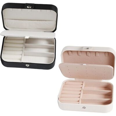 OEM Set Di 2 Portagioie Da Viaggio, Scatola Portagioie Da Donna, Organizer Per Gioielli, Piccolo Portagioie Portatile Per Orecchini, Anelli E Collane OEM Set Di 2 Portagioie Da Viaggio, Scatola Portagioie Da Donna, Organizer Per Gioielli, Piccolo Portagioie Portatile Per Orecchini, Anelli E Collane