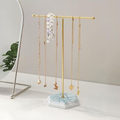 OEM Espositore Per Gioielli, 25,5 Cm, Organizer Per Collane, Porta Gioielli In Metallo A Forma Di T, Porta Collane, Supporto Per Riporre Ciondoli, Bracciali E Orecchini (oro) OEM Espositore Per Gioielli, 25,5 Cm, Organizer Per Collane, Porta Gioielli In Metallo A Forma Di T, Porta Collane, Supporto Per Riporre Ciondoli, Bracciali E Orecchini (oro)