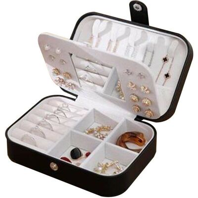 OEM Portagioie Da Viaggio, Portagioie Portatile Con Specchio, Portagioie Per Collane, Bracciali, Anelli, Orecchini, Bianco OEM Portagioie Da Viaggio, Portagioie Portatile Con Specchio, Portagioie Per Collane, Bracciali, Anelli, Orecchini, Bianco