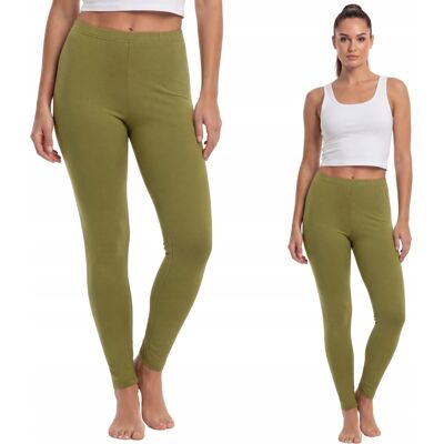 OEM Leggings In Cotone, Leggings Lunghi, Produttore Polacco, Colore Oliva, Taglia 3xl OEM Leggings In Cotone, Leggings Lunghi, Produttore Polacco, Colore Oliva, Taglia 3xl