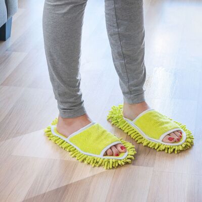 INNOVAGOODS Northix Pantofole Mop&go Gialle Taglia Unica INNOVAGOODS Northix Pantofole Mop&go Gialle Taglia Unica