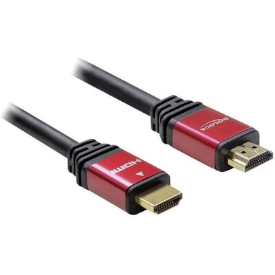 Delock Hdmi Cavo Spina Hdmi-a, Spina Hdmi-a 3.00 M Rosso/nero 57903 Contatti Connettore Dorati, Con Nucleo In Ferrite C - Delock Hdmi Cavo Spina Hdmi-a, Spina Hdmi-a 3.00 M Rosso/nero 57903 Contatti Connettore Dorati, Con Nucleo In Ferrite C -