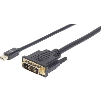 Manhattan Cavo Mini Displayport 1.2a (thunderbolt) A Dvi-d 24+1 - Manhattan Cavo Mini Displayport 1.2a (thunderbolt) A Dvi-d 24+1 -