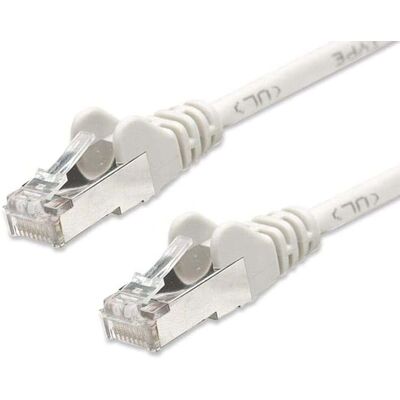 Intellinet Cavo Patch Categoria 5e Schermato Ftp Bianco 3 Mt. - Intellinet Cavo Patch Categoria 5e Schermato Ftp Bianco 3 Mt. -