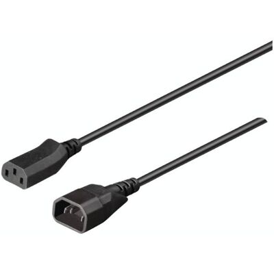 Cavo di prolunga alimentazione Bachmann - IEC 60320 C14 a C13 - 50cm - Nero Cavo di prolunga alimentazione Bachmann - IEC 60320 C14 a C13 - 50cm - Nero