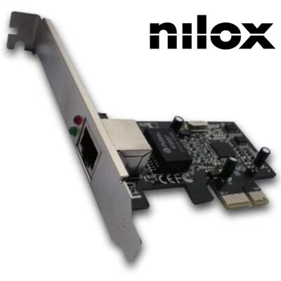 NILOX Scheda Di Rete Pci-express 10/100/1000 Mbps Gigabit Ethernet Rj45 NILOX Scheda Di Rete Pci-express 10/100/1000 Mbps Gigabit Ethernet Rj45