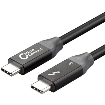 MICROCONNECT Tb3005 Cavo Thunderbolt 0,5 M 40 Gbit/s Nero MICROCONNECT Tb3005 Cavo Thunderbolt 0,5 M 40 Gbit/s Nero