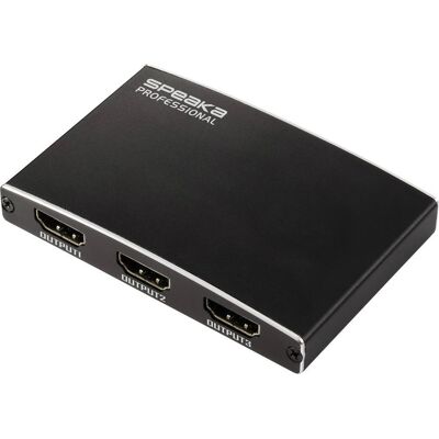 SpeaKa Professional Sp-hdmis-210 3 Porte Distributore, Splitter Hdmi Predisposto Ultra Hd 3480 X 2160 Pixel Nero SpeaKa Professional Sp-hdmis-210 3 Porte Distributore, Splitter Hdmi Predisposto Ultra Hd 3480 X 2160 Pixel Nero