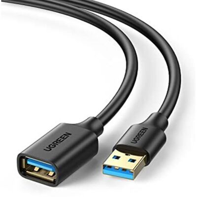 UGREEN Cavo Prolunga Usb-a 3.0 Maschio-femmina, 1 M - Nero UGREEN Cavo Prolunga Usb-a 3.0 Maschio-femmina, 1 M - Nero