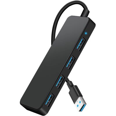OEM Hub Usb 3.0, Ciabatta Usb A 4 Porte, Adattatore Multi Usb Ultra Sottile Da 5 Gbps, Splitter Per Macbook Pro/air, Imac, Surface Pro, Xps, Pc, Mouse, Stampante, Tastiera, Dell, Disco Rigido OEM Hub Usb 3.0, Ciabatta Usb A 4 Porte, Adattatore Multi Usb Ultra Sottile Da 5 Gbps, Splitter Per Macbook Pro/air, Imac, Surface Pro, Xps, Pc, Mouse, Stampante, Tastiera, Dell, Disco Rigido