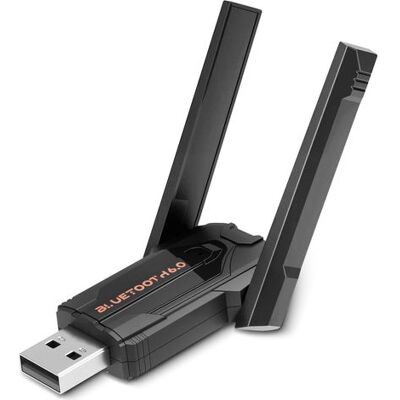OEM Adattatore Usb Bluetooth 6.0 Per Pc, Laptop, Computer Desktop, Mouse, Tastiera, 3 Mbps, Plug & Play, Estensore Di Portata, Antenna Regolabile, Per Windows 11/10/8.1/7 OEM Adattatore Usb Bluetooth 6.0 Per Pc, Laptop, Computer Desktop, Mouse, Tastiera, 3 Mbps, Plug & Play, Estensore Di Portata, Antenna Regolabile, Per Windows 11/10/8.1/7