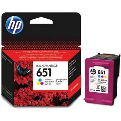 OEM Cartuccia D'Inchiostro Hp 651 A Tre Colori (c2p11ae), Cmy OEM Cartuccia D'Inchiostro Hp 651 A Tre Colori (c2p11ae), Cmy