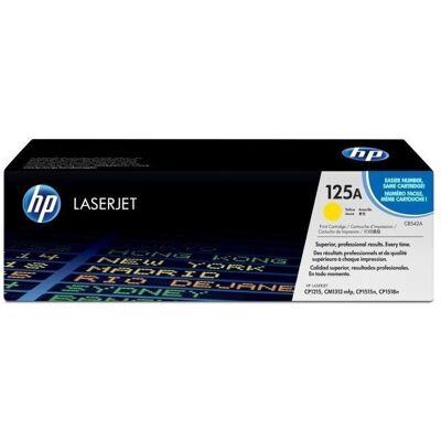 HP 125a Yellow Original Laserjet Toner Cartridge Cartuccia Toner 1 Pz HP 125a Yellow Original Laserjet Toner Cartridge Cartuccia Toner 1 Pz