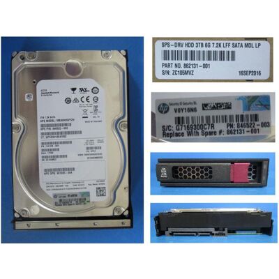 Hewlett Packard Enterprise Disco Rigido 3Tb 6G Lff Sata Grigio Hewlett Packard Enterprise Disco Rigido 3Tb 6G Lff Sata Grigio