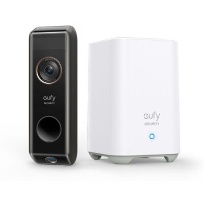 Eufy E8213 - Campanello video con doppia telecamera 2K - Bianco/Nero - Campanello video Eufy E8213 - Campanello video con doppia telecamera 2K - Bianco/Nero - Campanello video