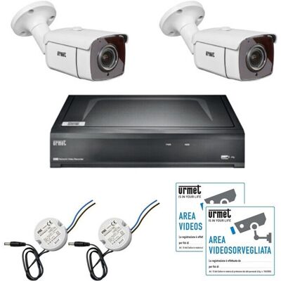 URMET - 1097/814 - AHD 5M - 4Ch - Kit di videosorveglianza URMET - 1097/814 - AHD 5M - 4Ch - Kit di videosorveglianza