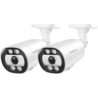 OEM Telecamera Ip Per Esterni, Rilevamento Umano Tramite Ia, Visione Notturna A Colori, 2 Telecamere Poe Da 5 Mp OEM Telecamera Ip Per Esterni, Rilevamento Umano Tramite Ia, Visione Notturna A Colori, 2 Telecamere Poe Da 5 Mp