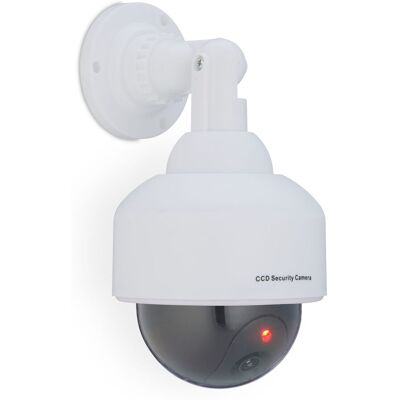 RELAXDAYS 3x Telecamera Finta Di Sorveglianza, Dummy Camera, Led Lampeggiante, Hxlxp: 23,5x12,5x14 Cm, Deterrente, Bianco RELAXDAYS 3x Telecamera Finta Di Sorveglianza, Dummy Camera, Led Lampeggiante, Hxlxp: 23,5x12,5x14 Cm, Deterrente, Bianco
