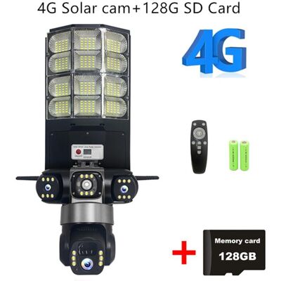 OEM Telecamera Di Sicurezza Solare 4g, 15 Mp, Zoom 10x, Tre Lenti, Registrazione, Tracciamento Umanoide, Luce Esterna, Telecomando, Impermeabile OEM Telecamera Di Sicurezza Solare 4g, 15 Mp, Zoom 10x, Tre Lenti, Registrazione, Tracciamento Umanoide, Luce Esterna, Telecomando, Impermeabile
