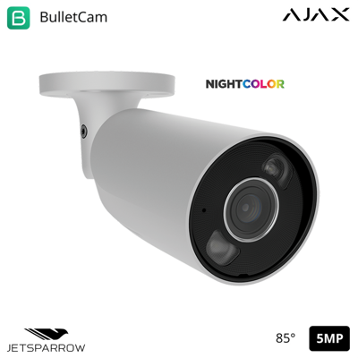 AJAX Telecamera Bullet Hl 5mp 4mm Bulletcam Bianco AJAX Telecamera Bullet Hl 5mp 4mm Bulletcam Bianco